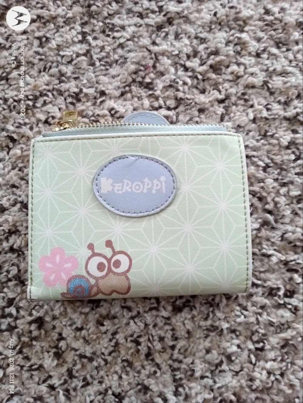 Her Universe Keroppi Wagara Kimono Mini Wallet Sanrio Green Small